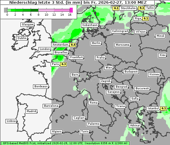 Niederschlag, 27. 2. 2026