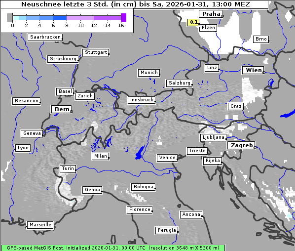 Neuschnee, 31. 1. 2026