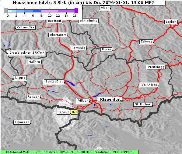 Neuschnee, 1. 1. 2026