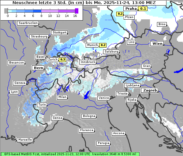 Neuschnee, 24. 11. 2025