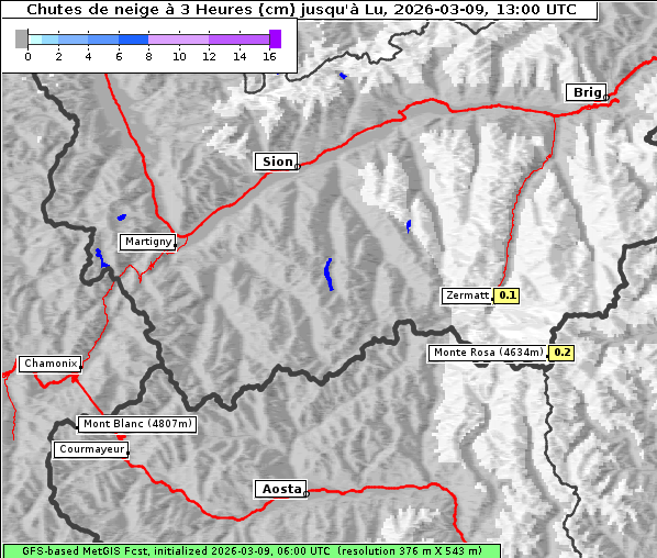Neuschnee, 9. 3. 2026