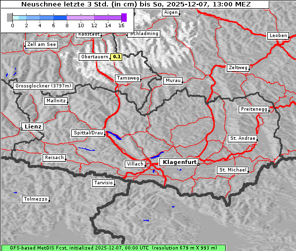 Neuschnee, 7. 12. 2025