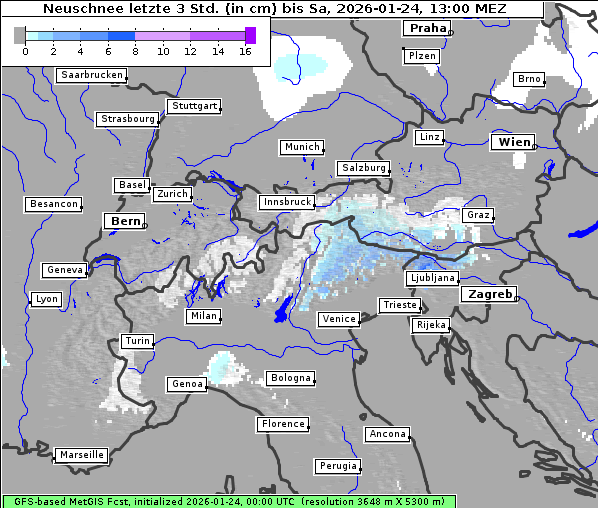 Neuschnee, 24. 1. 2026