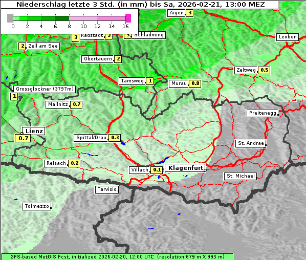 Niederschlag, 21. 2. 2026