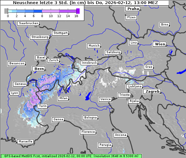 Neuschnee, 12. 2. 2026