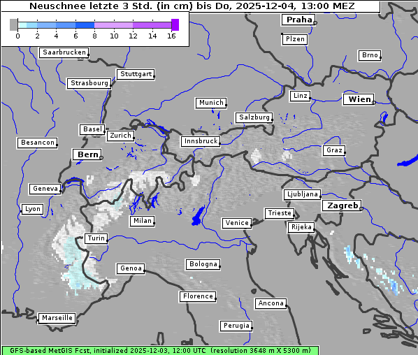 Neuschnee, 4. 12. 2025
