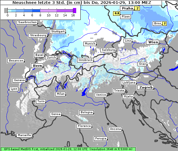 Neuschnee, 29. 1. 2026