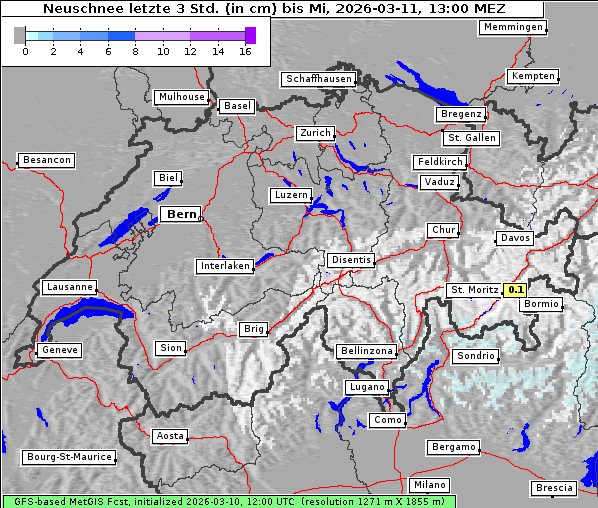 Neuschnee, 11. 3. 2026
