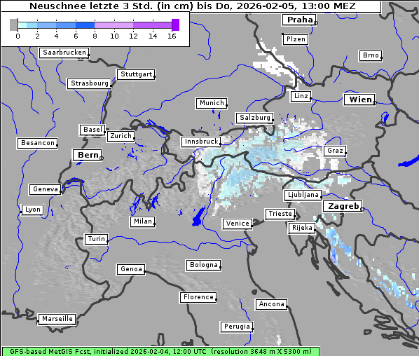 Neuschnee, 5. 2. 2026