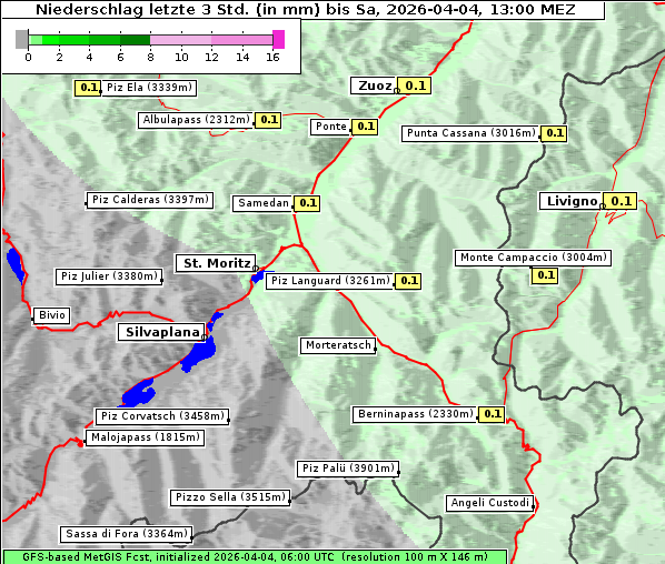 Niederschlag, 4. 4. 2026