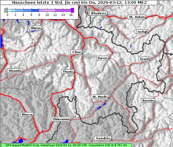 Neuschnee, 12. 3. 2026