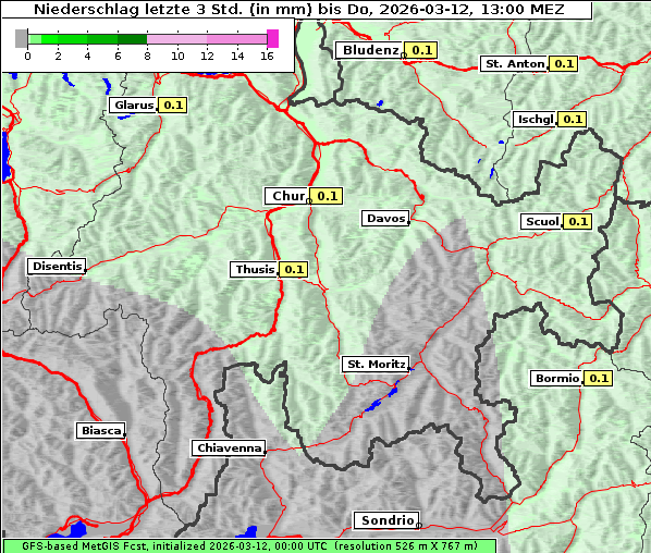 Niederschlag, 12. 3. 2026