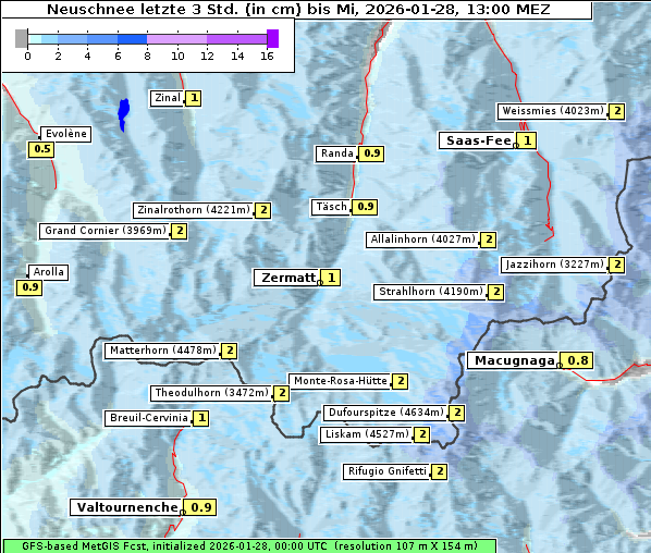 Neuschnee, 28. 1. 2026