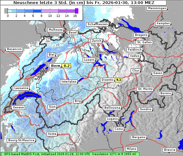 Neuschnee, 30. 1. 2026