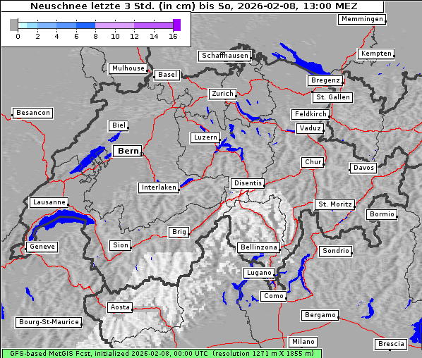 Neuschnee, 8. 2. 2026