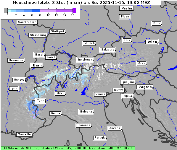Neuschnee, 16. 11. 2025