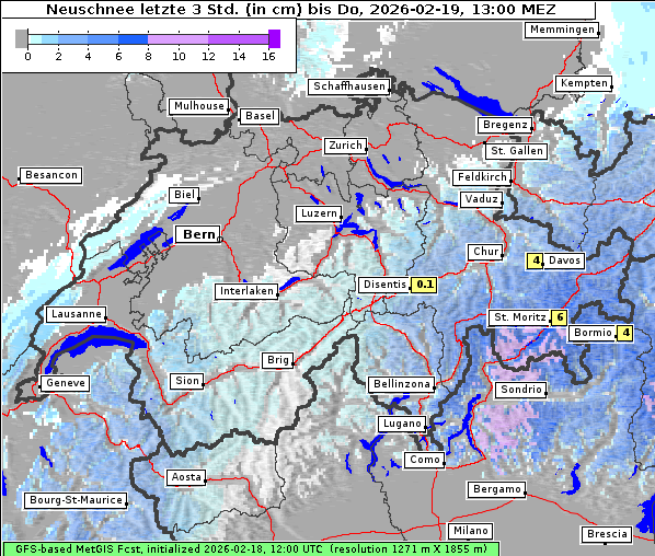 Neuschnee, 19. 2. 2026