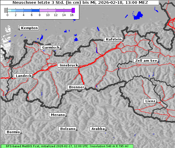 Neuschnee, 18. 2. 2026