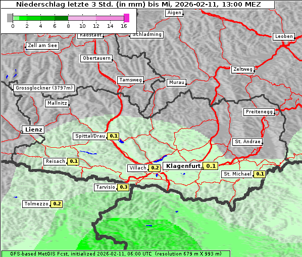 Niederschlag, 11. 2. 2026
