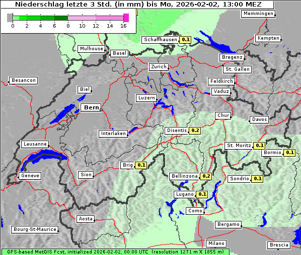 Niederschlag, 2. 2. 2026