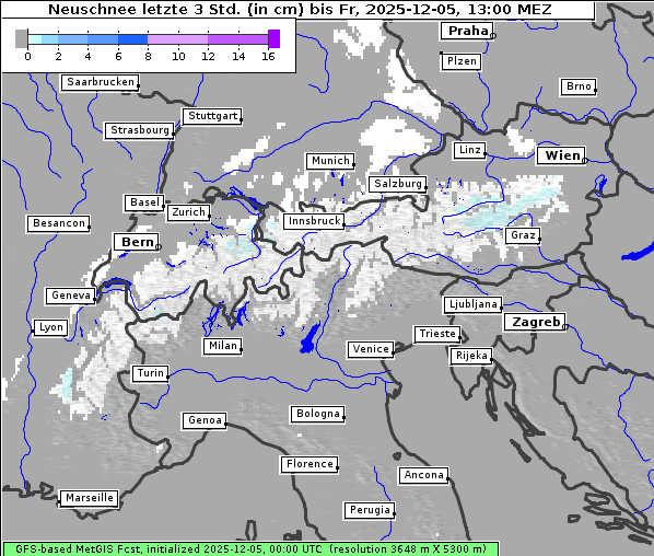 Neuschnee, 5. 12. 2025