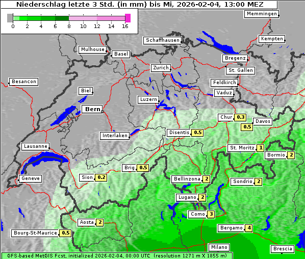 Niederschlag, 4. 2. 2026