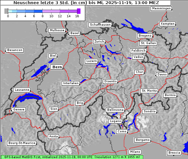 Neuschnee, 19. 11. 2025