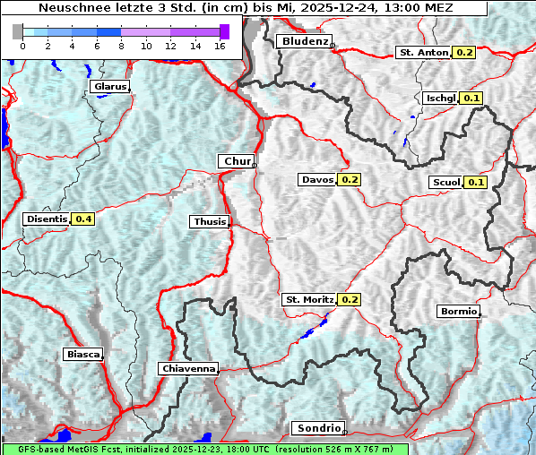 Neuschnee, 24. 12. 2025