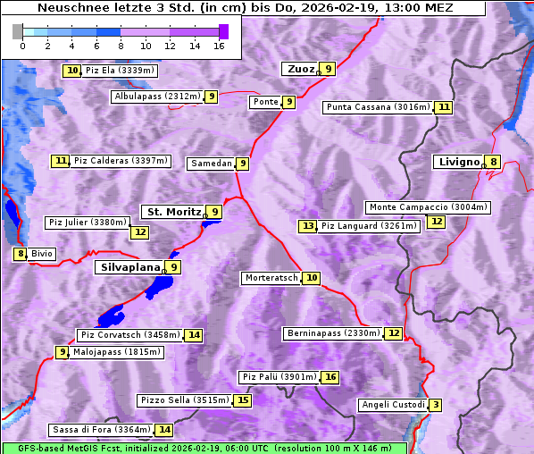 Neuschnee, 19. 2. 2026