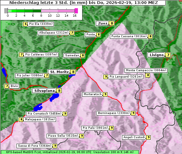 Niederschlag, 19. 2. 2026