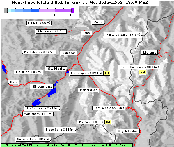 Neuschnee, 8. 12. 2025