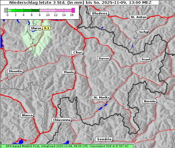 Niederschlag, 9. 11. 2025