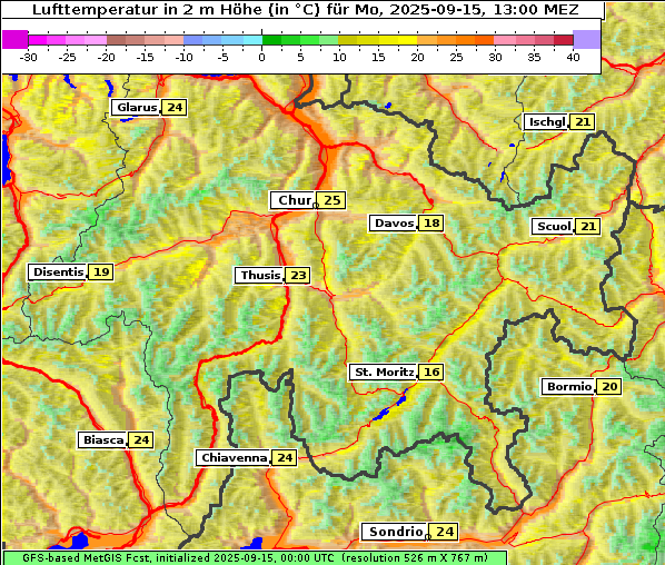 Temperatur, 15. 9. 2025