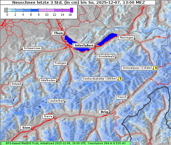 Neuschnee, 7. 12. 2025