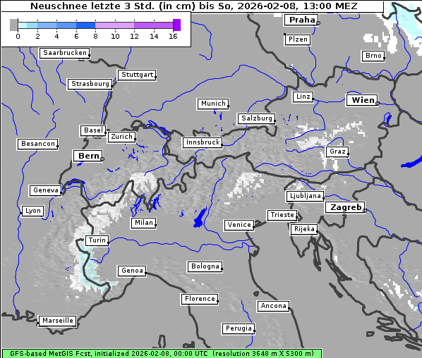 Neuschnee, 8. 2. 2026