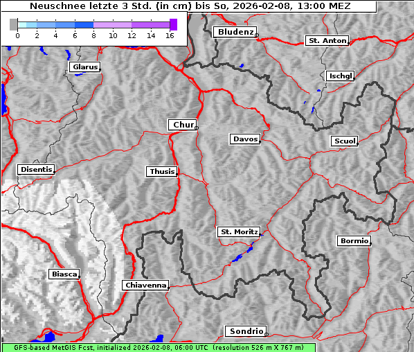 Neuschnee, 8. 2. 2026