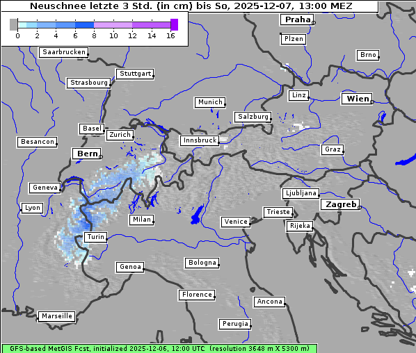 Neuschnee, 7. 12. 2025