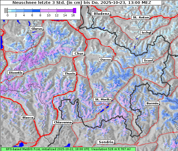 Neuschnee, 23. 10. 2025