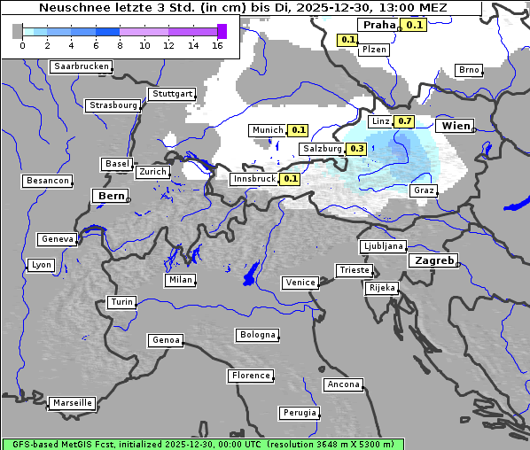 Neuschnee, 30. 12. 2025