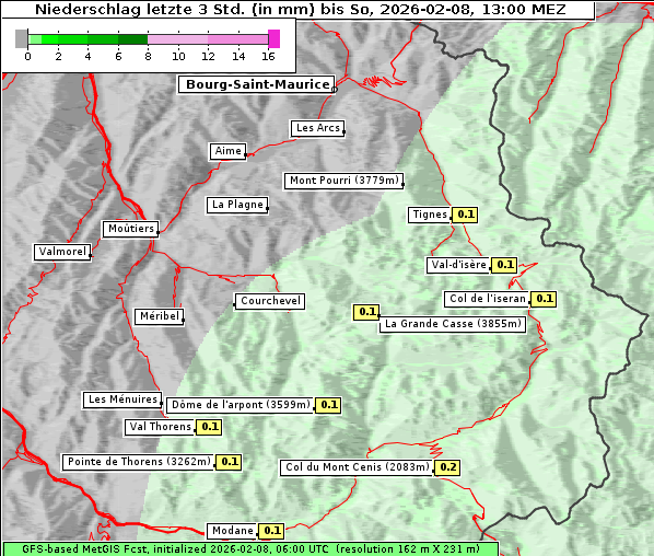 Niederschlag, 8. 2. 2026