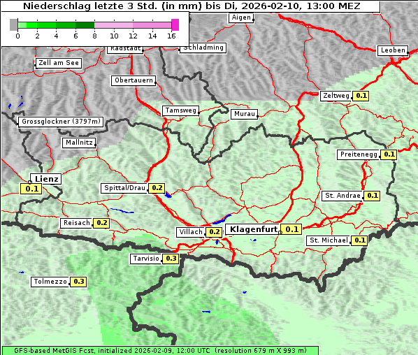 Niederschlag, 10. 2. 2026