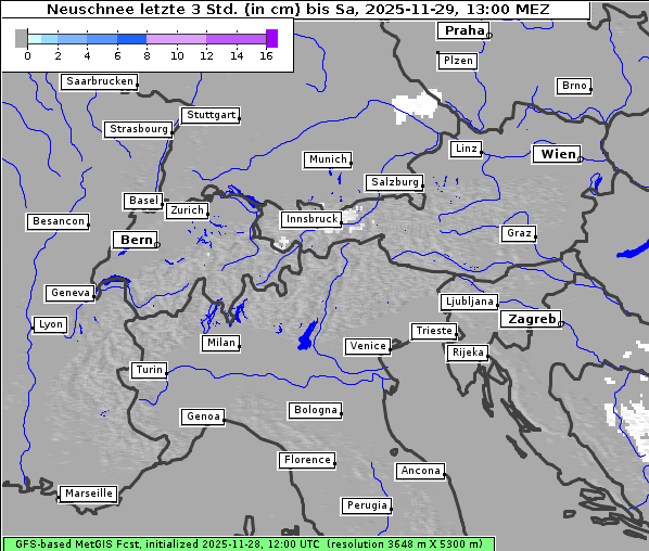 Neuschnee, 29. 11. 2025