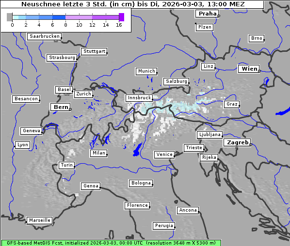 Neuschnee, 3. 3. 2026
