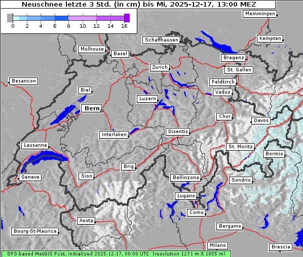 Neuschnee, 17. 12. 2025
