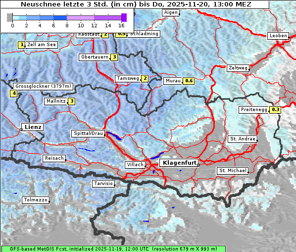 Neuschnee, 20. 11. 2025