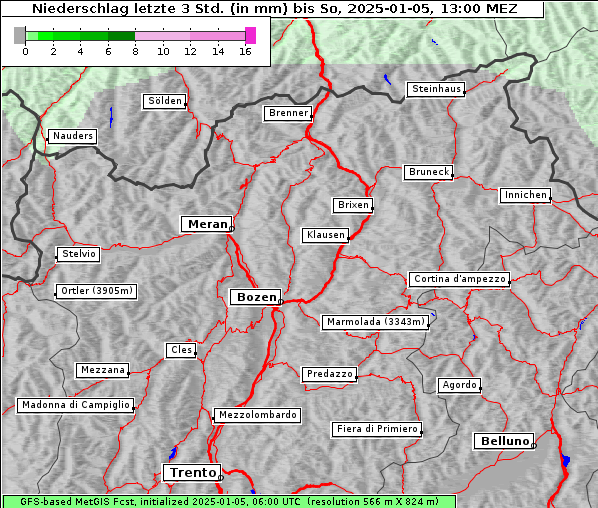 Niederschlag, 5. 1. 2025