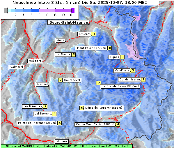 Neuschnee, 7. 12. 2025