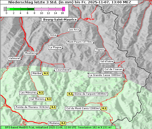 Niederschlag, 7. 11. 2025