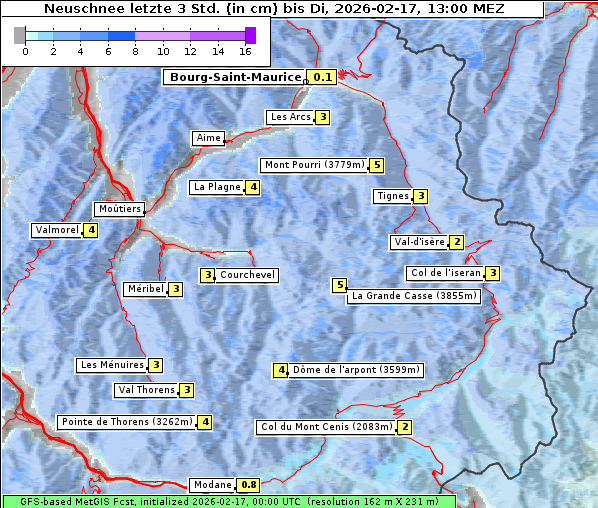 Neuschnee, 17. 2. 2026