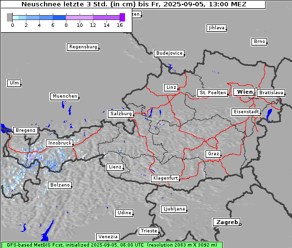 Neuschnee, 5. 9. 2025